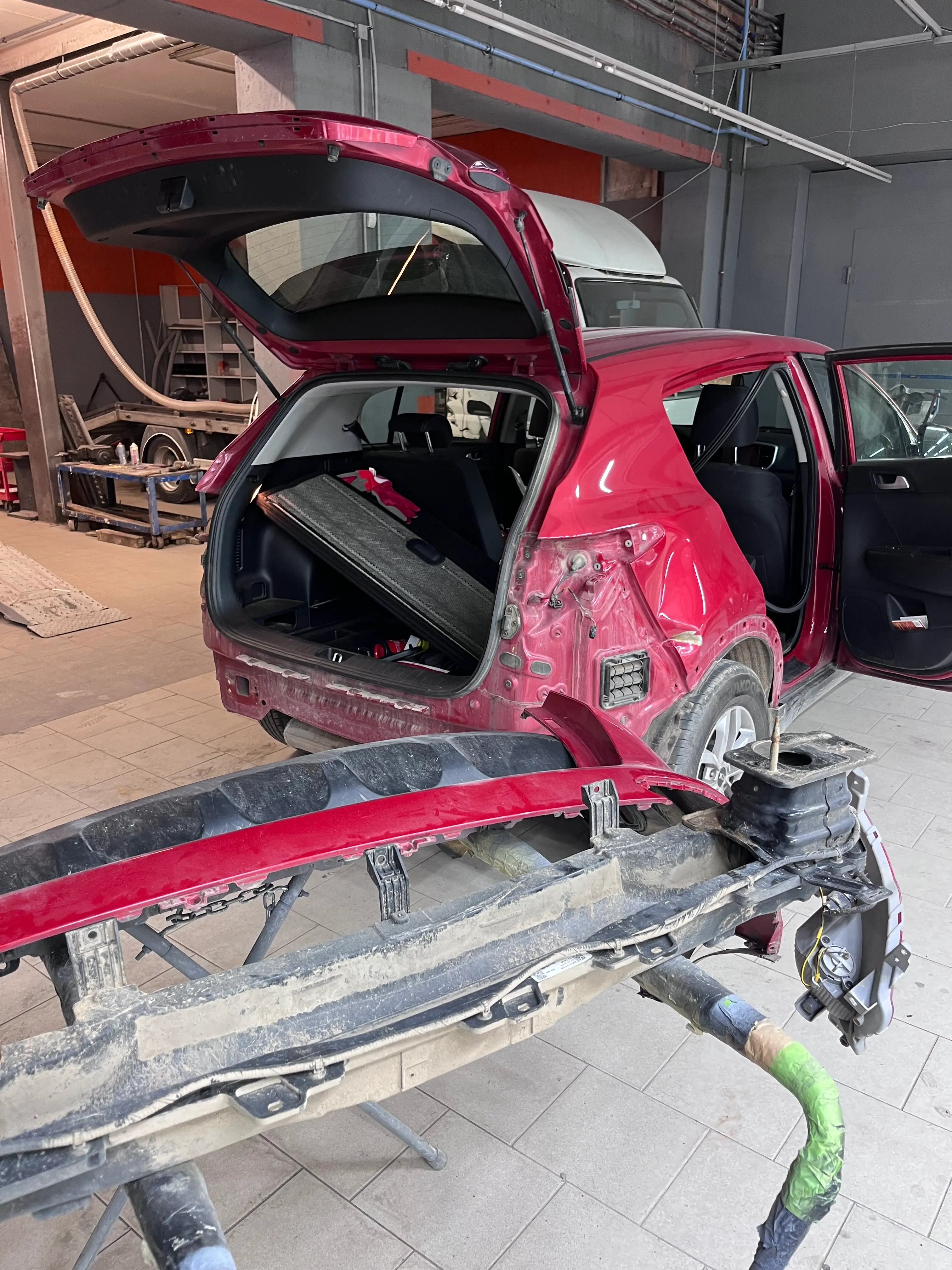 Body Repair and Painting of a KIA Sportage after Damage 2