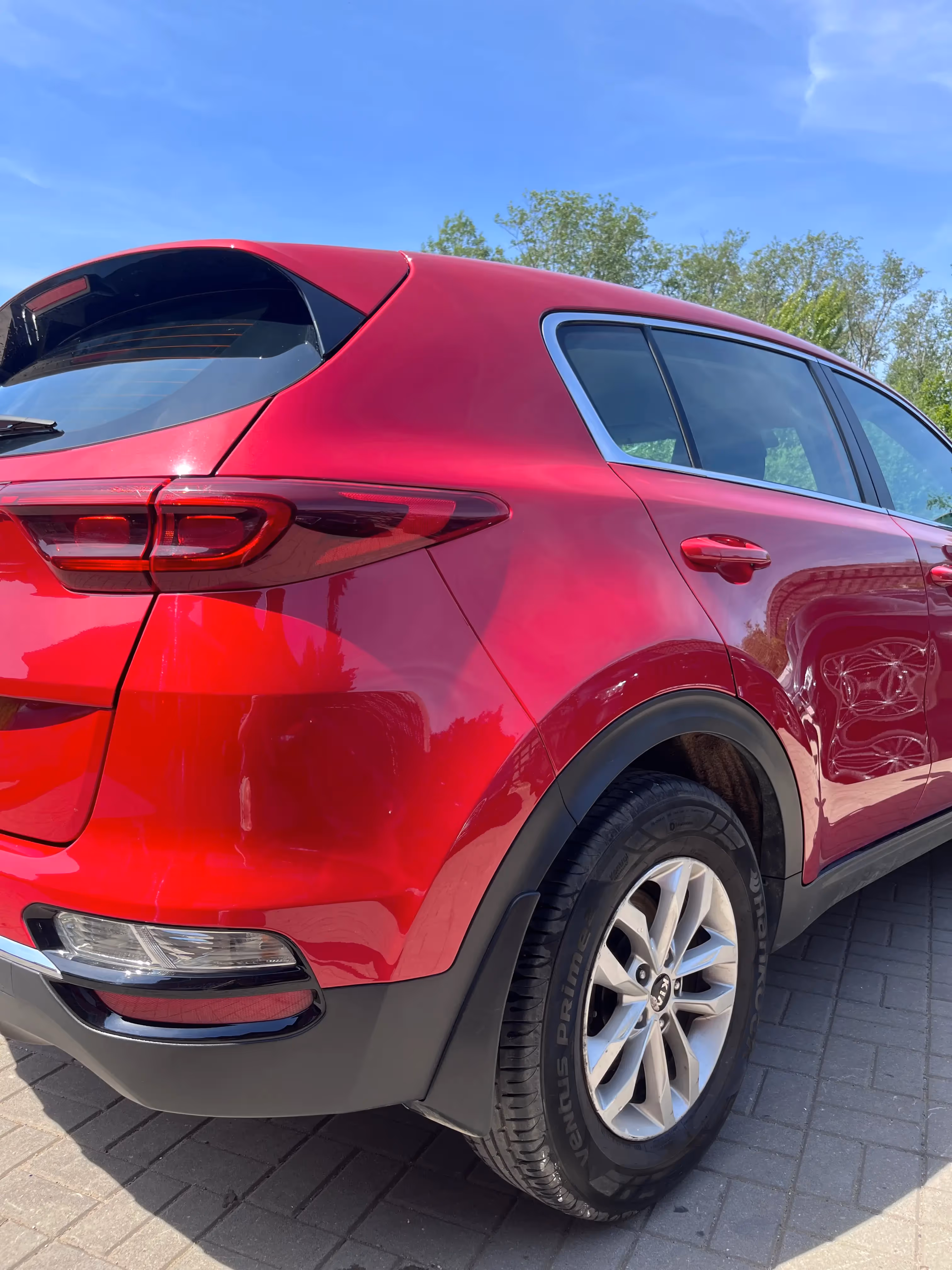 Body Repair and Painting of a KIA Sportage after Damage Body Repair and Painting of a KIA Sportage after Damage