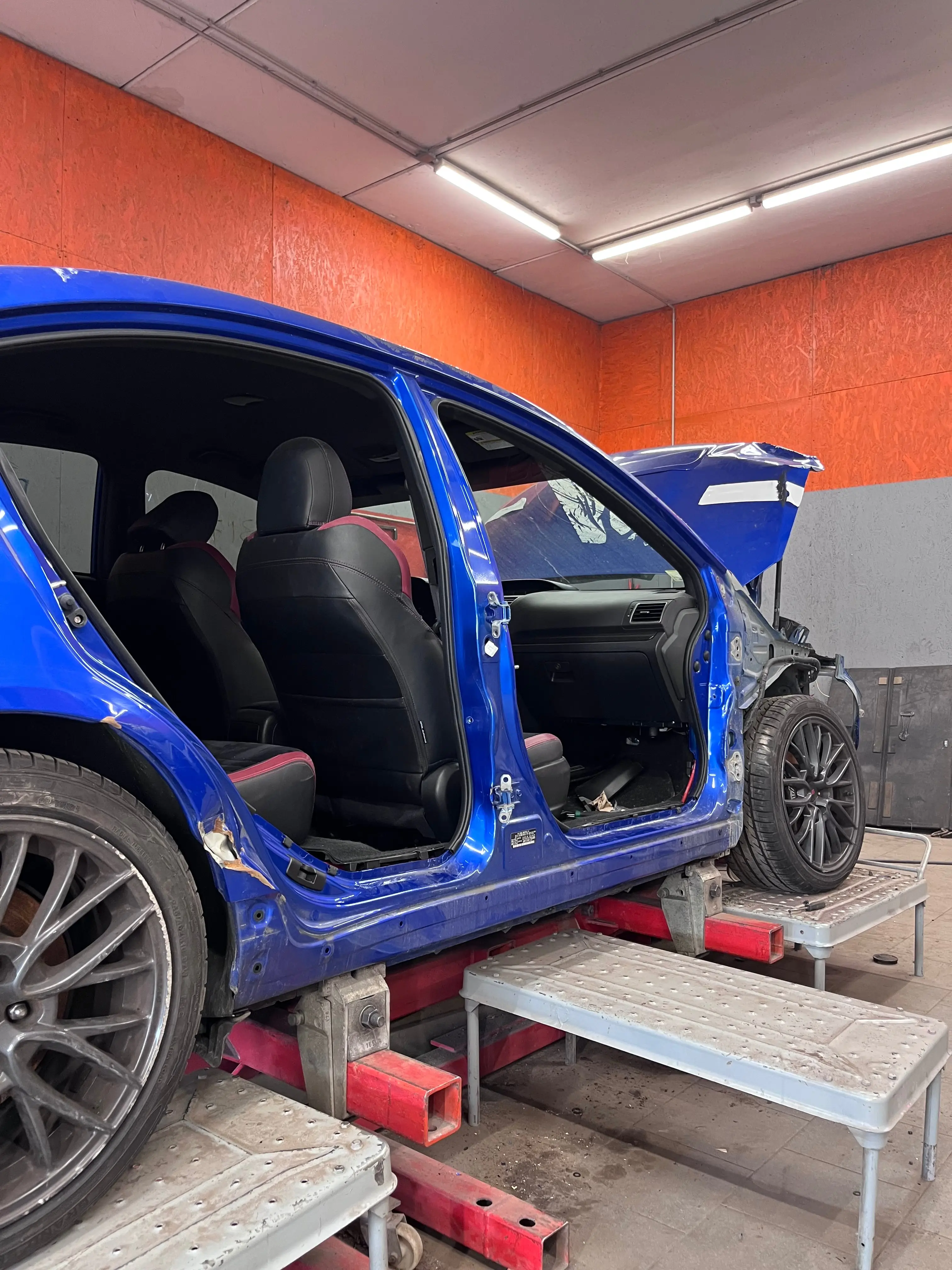 Ремонт кузова и покраска Subaru Impreza WRX STI в Литве 1