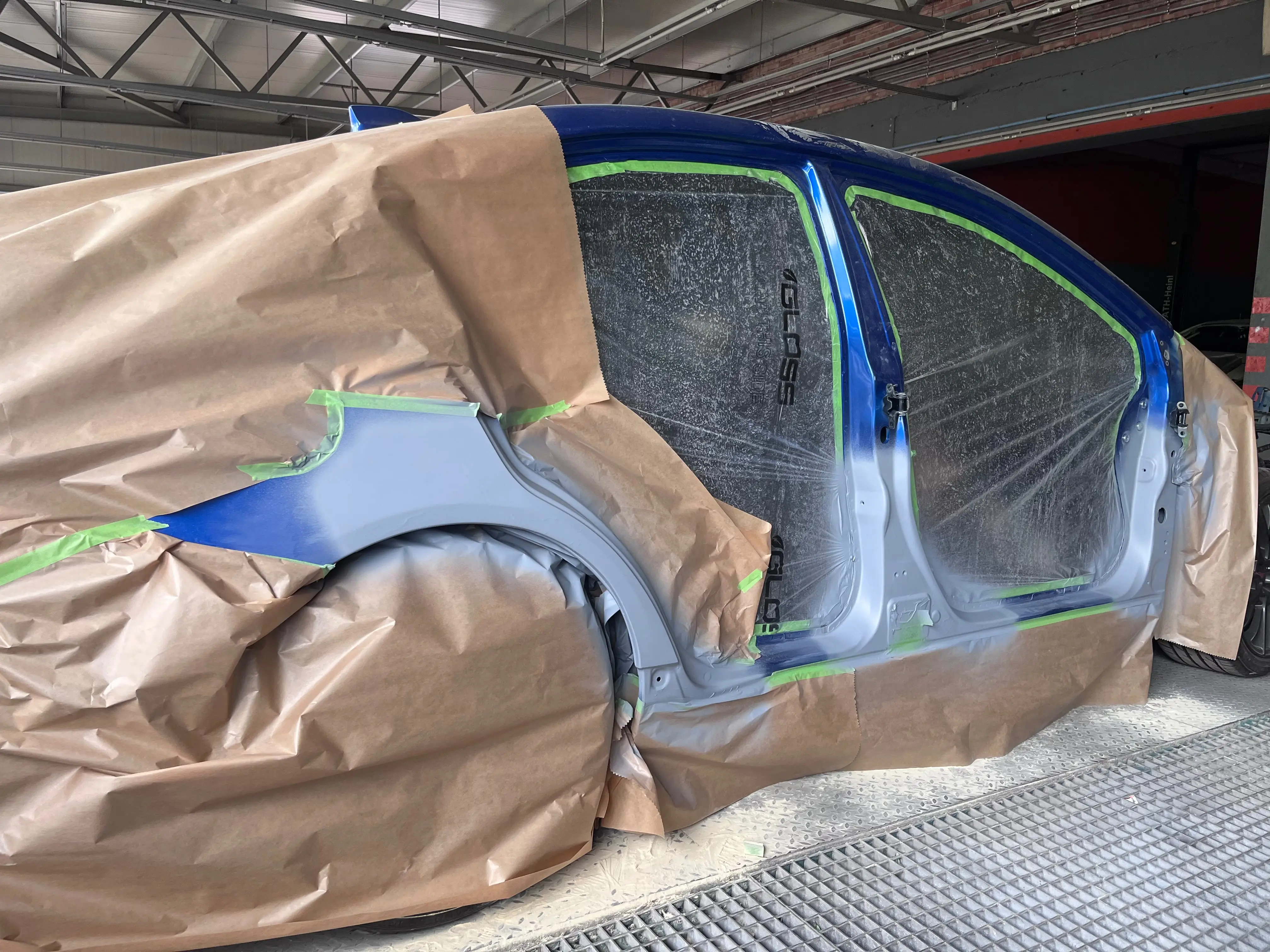 Ремонт кузова и покраска Subaru Impreza WRX STI в Литве 3