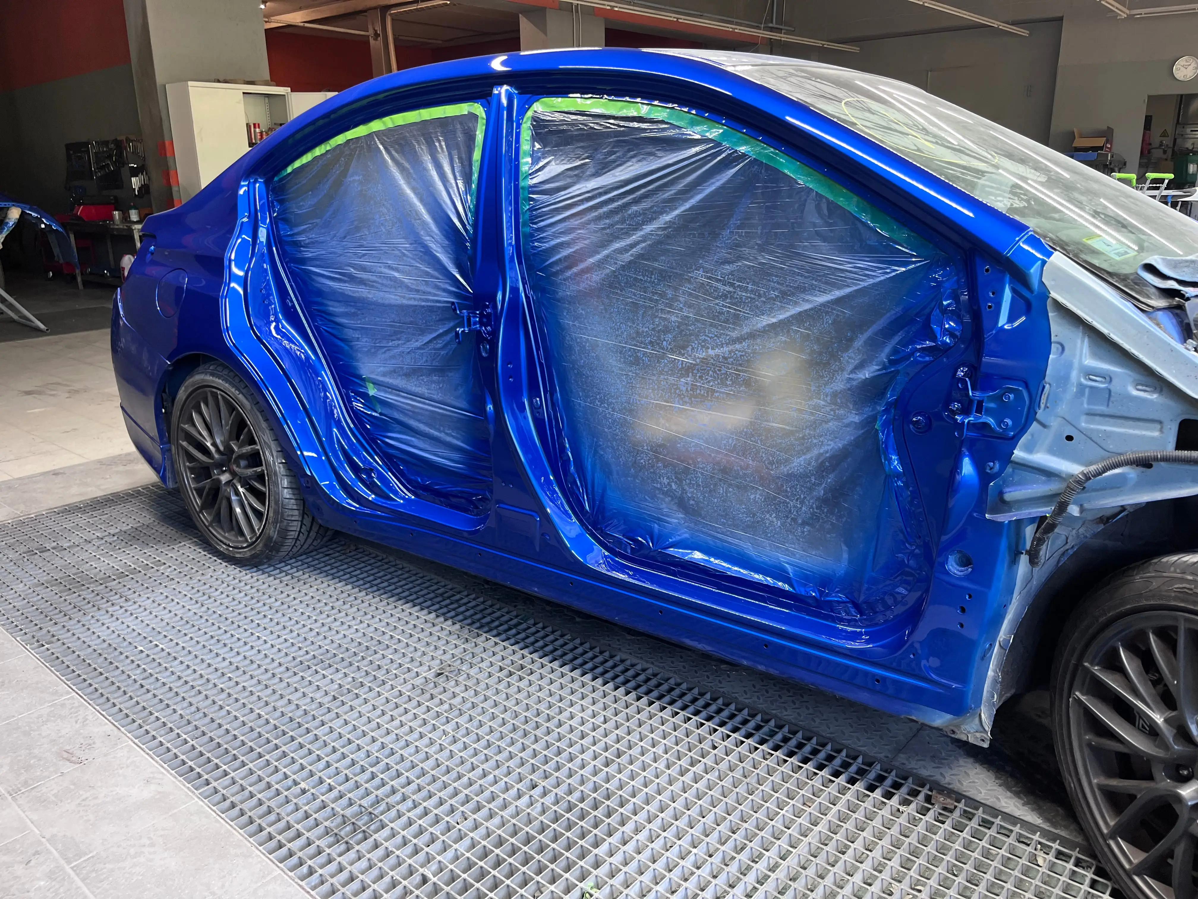 Ремонт кузова и покраска Subaru Impreza WRX STI в Литве 4